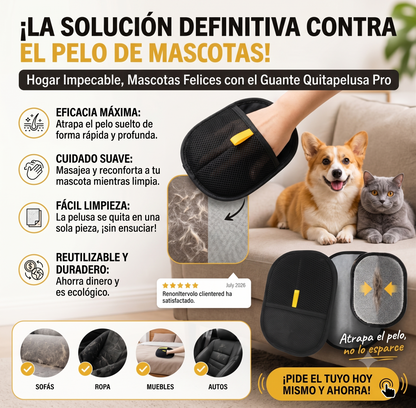 GUANTE QUITA PELOS MASCOTAS